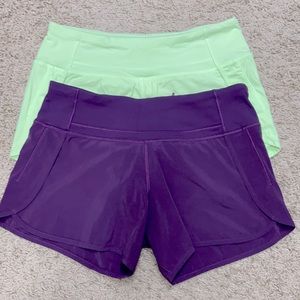 TWO pairs - Lululemon Run Times Shorts